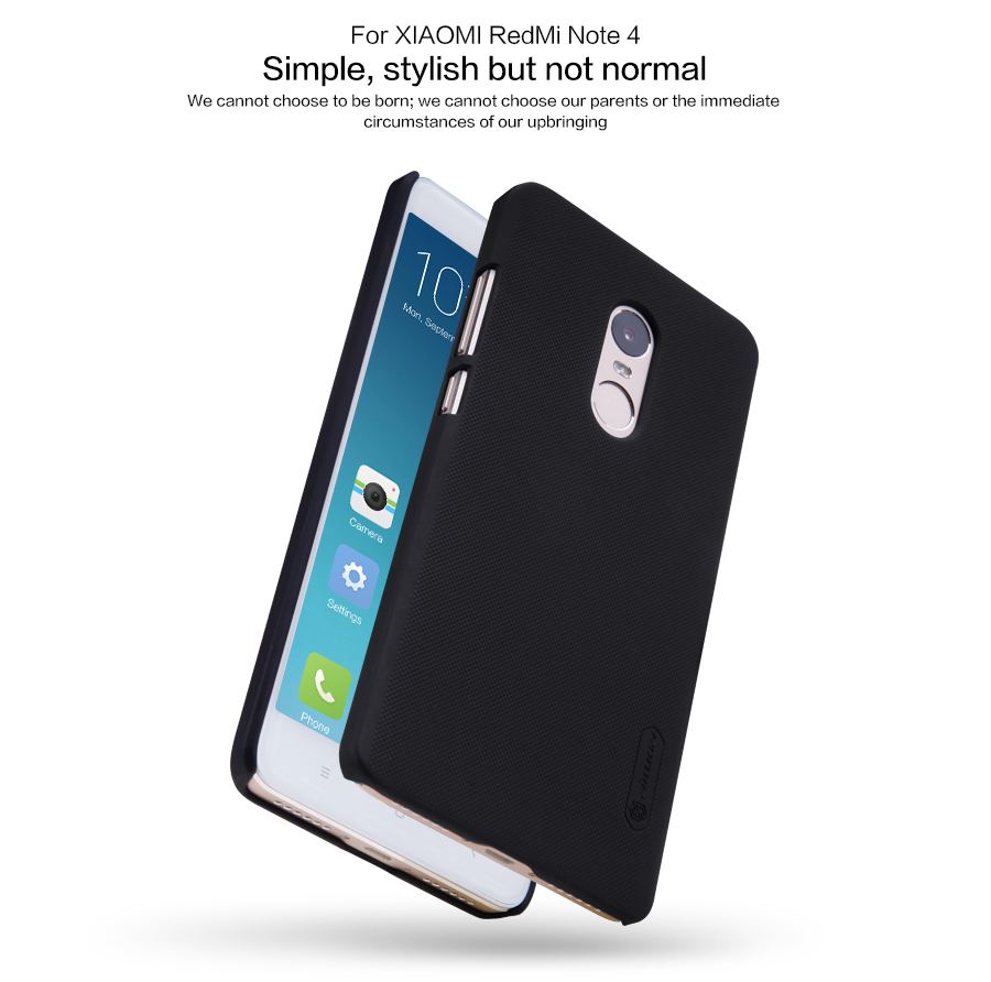 Ốp lưng sần NillKin cho Mi-Redmi Note 4 (5.5") Super Frosted Shield