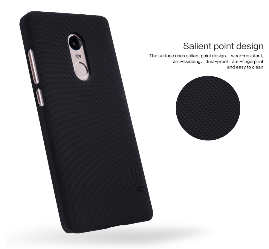 Ốp lưng sần NillKin cho Mi-Redmi Note 4 (5.5") Super Frosted Shield