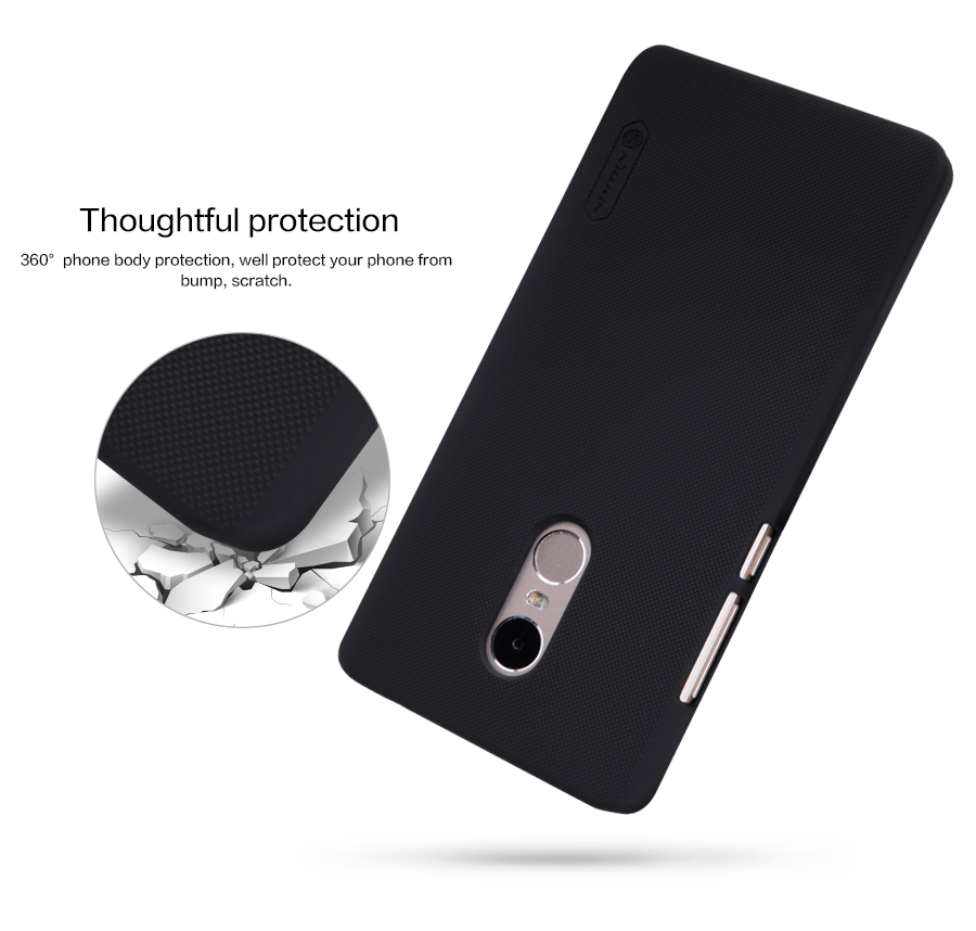 Ốp lưng sần NillKin cho Mi-Redmi Note 4 (5.5") Super Frosted Shield