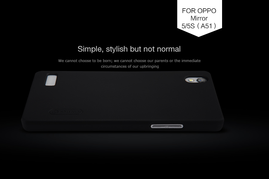 Ốp lưng sần NillKin Cho OPPO Mirror 5 Mirror5 A51 Super Frosted Shield