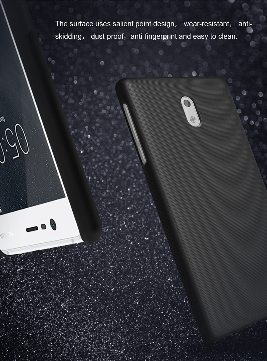 Ốp lưng sần NillKin Nokia 3 (5.0") Super Frosted Shield