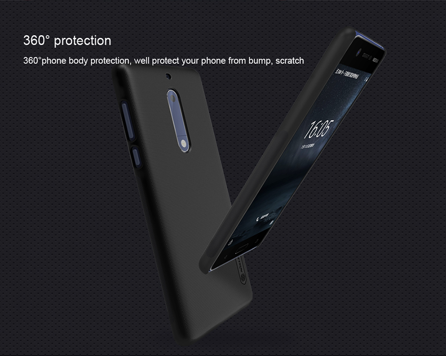 Ốp lưng sần NillKin Nokia 5 (5.2") Super Frosted Shield