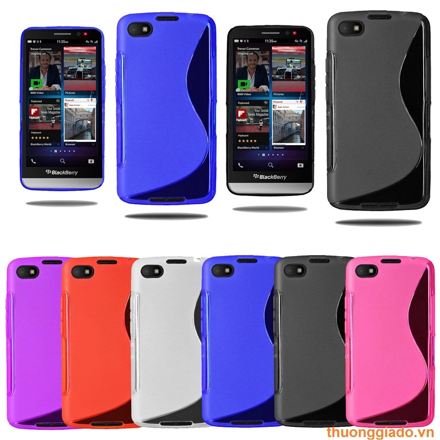 Ốp lưng Silicon Cho BlackBerry Z30 ( Hiệu S Line, Soft Case )
