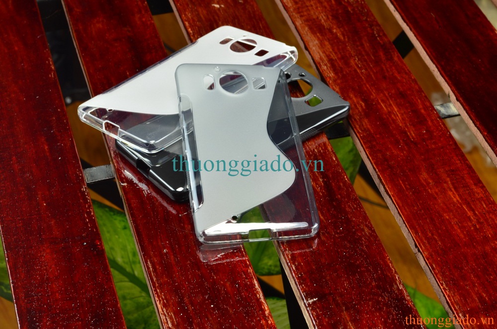 Ốp lưng silicon cho Microsoft Lumia 950 (Hiệu S Line, TPU Soft Case)