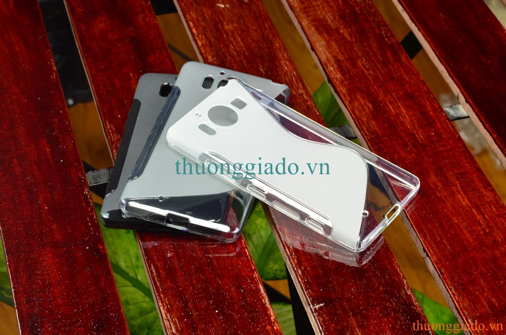 Ốp lưng silicon cho Microsoft Lumia 950 (Hiệu S Line, TPU Soft Case)