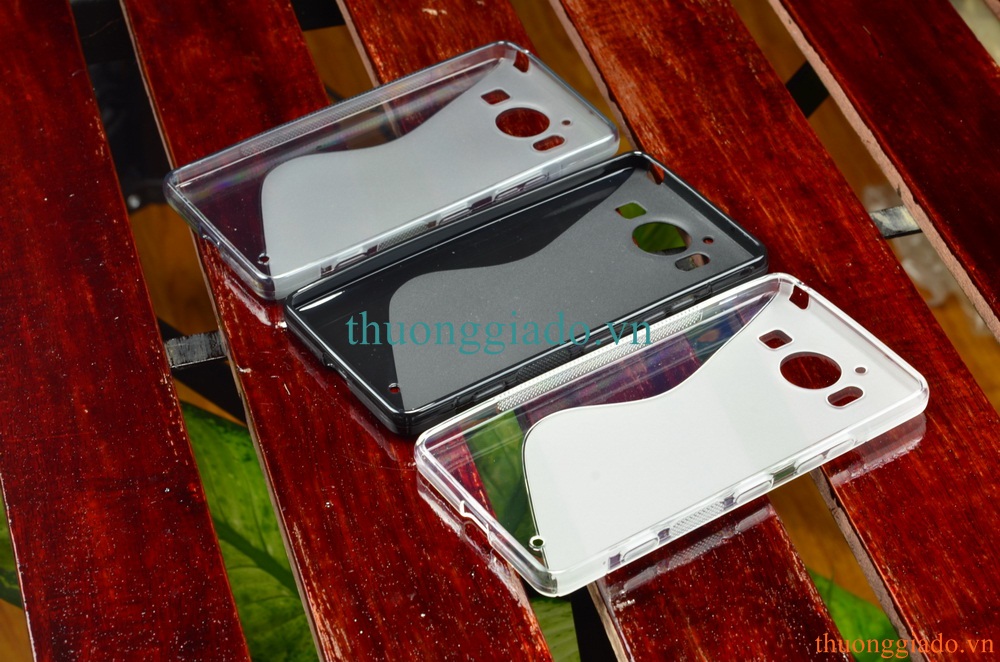 Ốp lưng silicon cho Microsoft Lumia 950 (Hiệu S Line, TPU Soft Case)