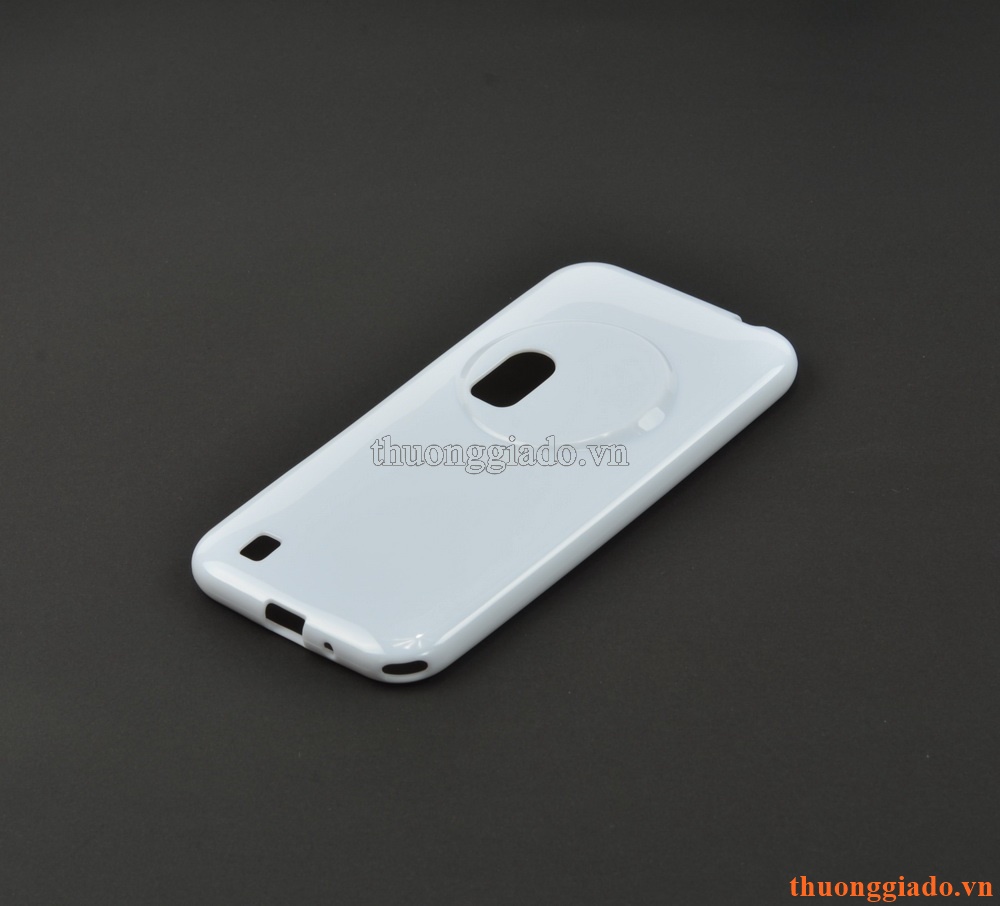 Ốp lưng silicone Asus Zenfone Zoom ZX551ML màu trắng sữa (TPU Soft Case)