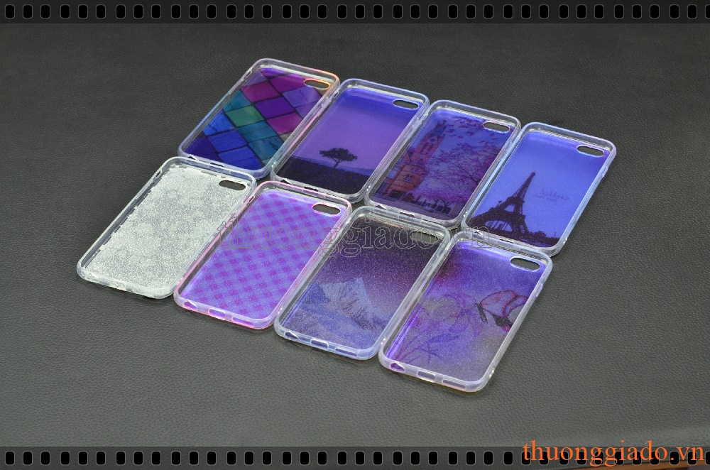 Ốp lưng silicone iPhone 6, iPhone 6s, ốp thời trang với mặt lưng in hình 3D