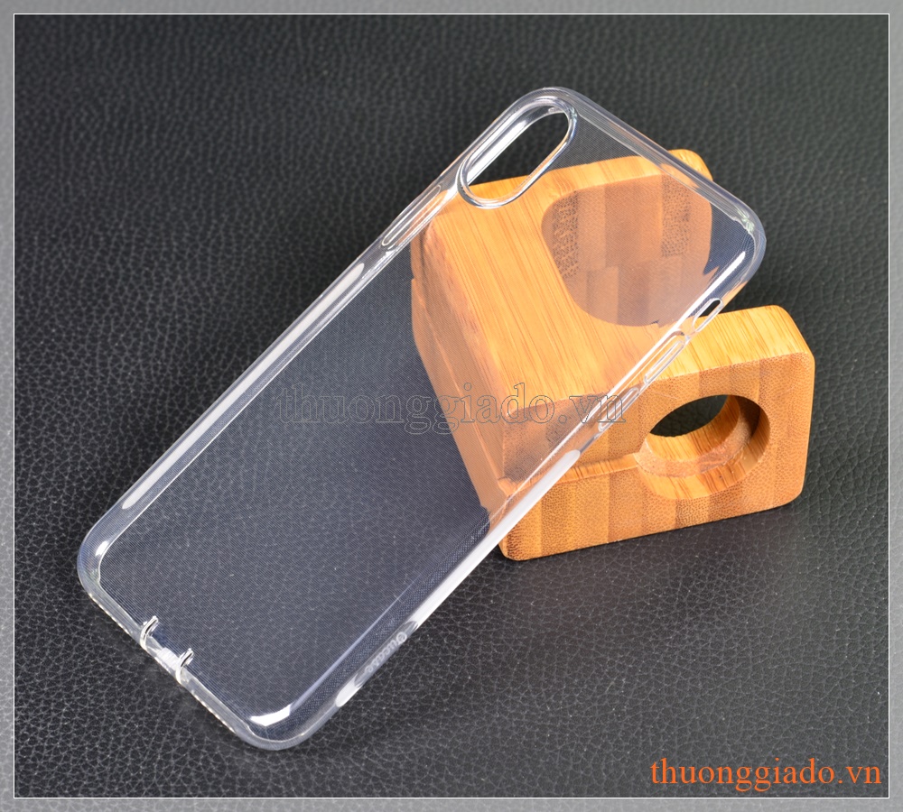 Ốp lưng silicone iPhone X (5.8"), trong suốt, hiệu Vu Case