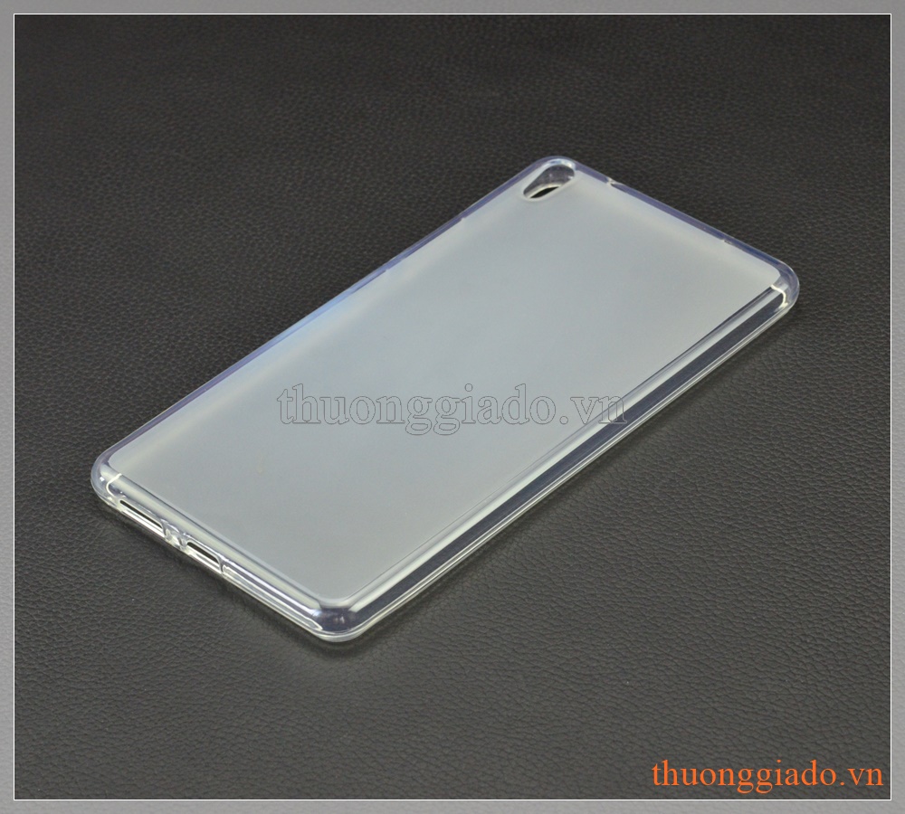 Ốp lưng silicone Lenovo PB1-750N, viền trong suốt lưng mờ đục