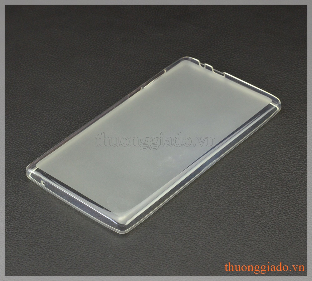 Ốp lưng silicone Lenovo Tab 2 A7-10, viền trong suốt lưng mờ đục