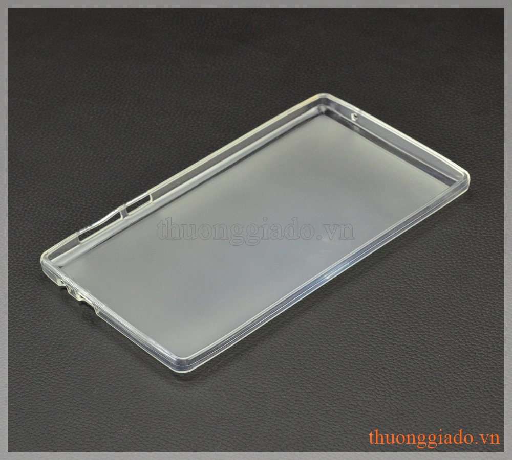 Ốp lưng silicone Lenovo Tab 2 A7-10, viền trong suốt lưng mờ đục