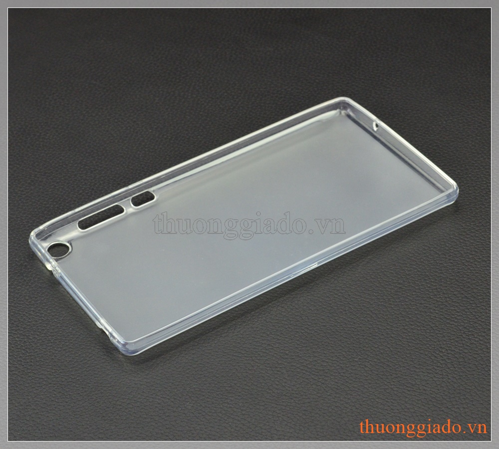 Ốp lưng silicone Lenovo Tab3-730M, viền trong suốt lưng mờ đục