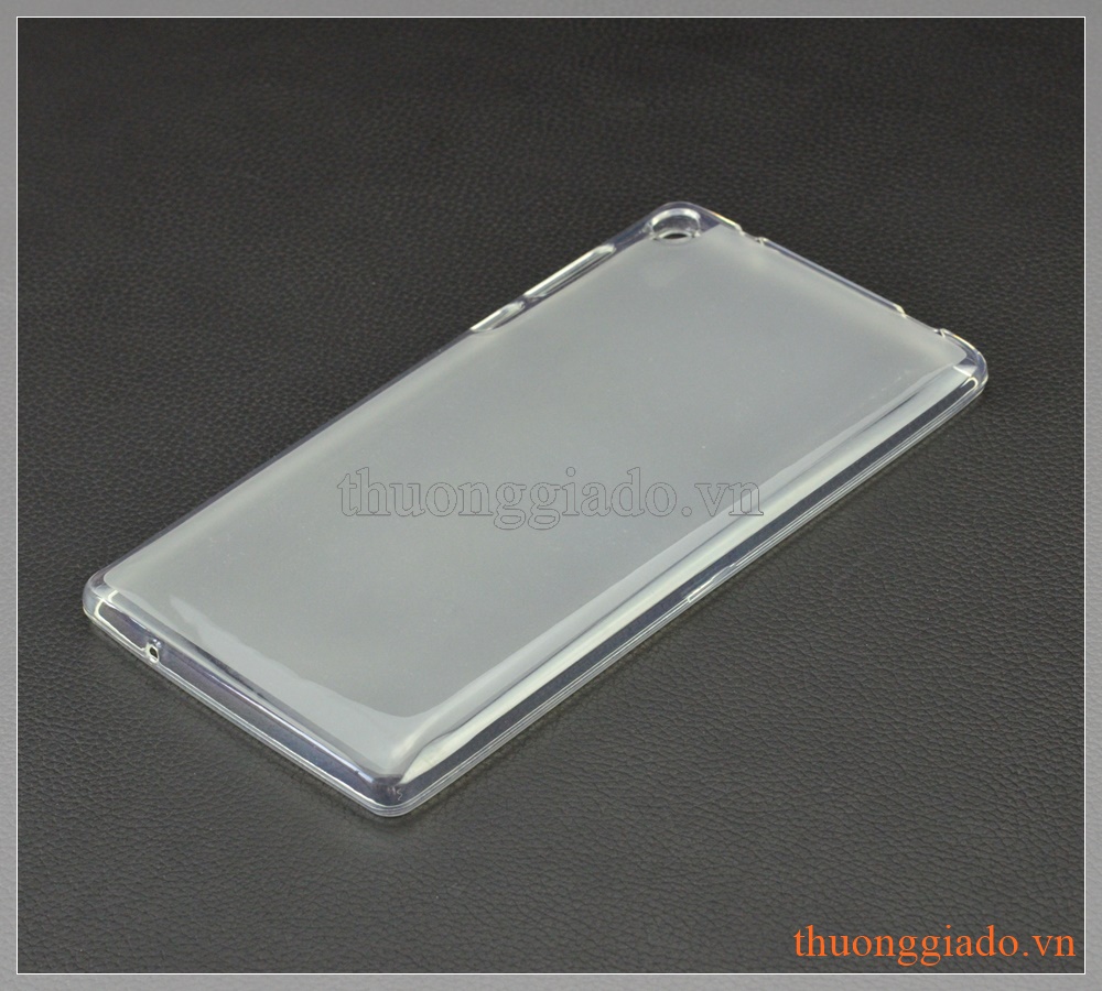 Ốp lưng silicone Lenovo Tab3-730M, viền trong suốt lưng mờ đục