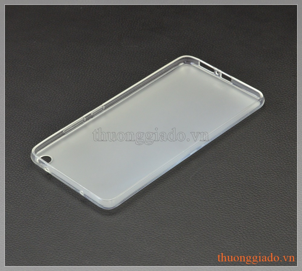 Ốp lưng silicone Lenovo Tab3 7Plus, viền trong suốt lưng mờ đục