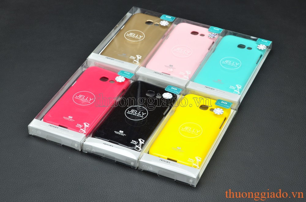 Ốp lưng silicone Samsung A5 (2017), Samsung A520, loại thời trang. hiệu Jelly Mercury