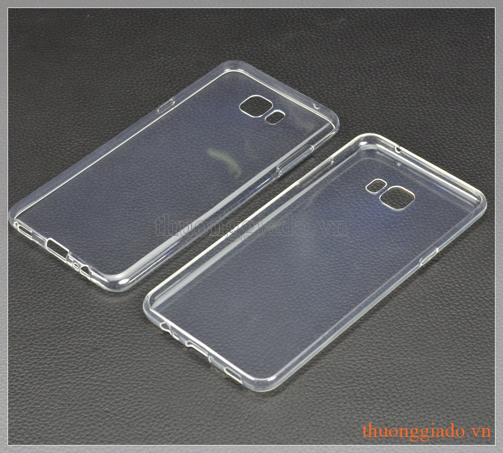 Ốp lưng silicone Samsung C7 Pro (loại siêu mỏng _ ultra thin soft case)