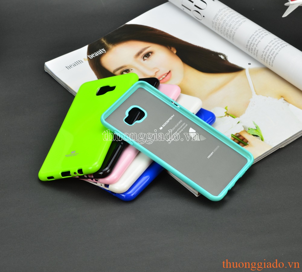 Ốp lưng silicone Samsung Galaxy C7 (loại thời trang, hiệu Jelly Mercury)