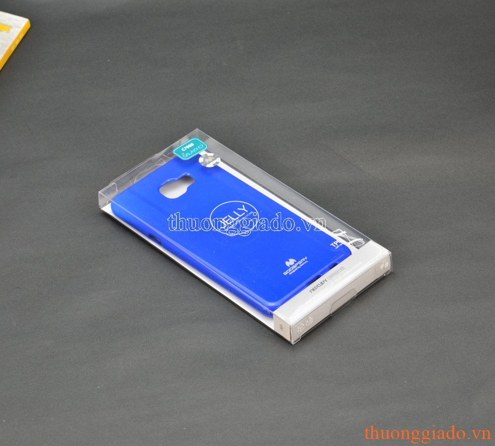 Ốp lưng silicone Samsung Galaxy C7 (loại thời trang, hiệu Jelly Mercury)