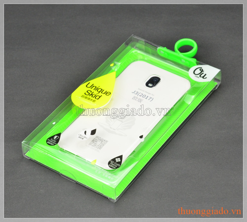 Ốp lưng silicone Samsung Galaxy J3 Pro (2017), hiệu Vu case, tpu case
