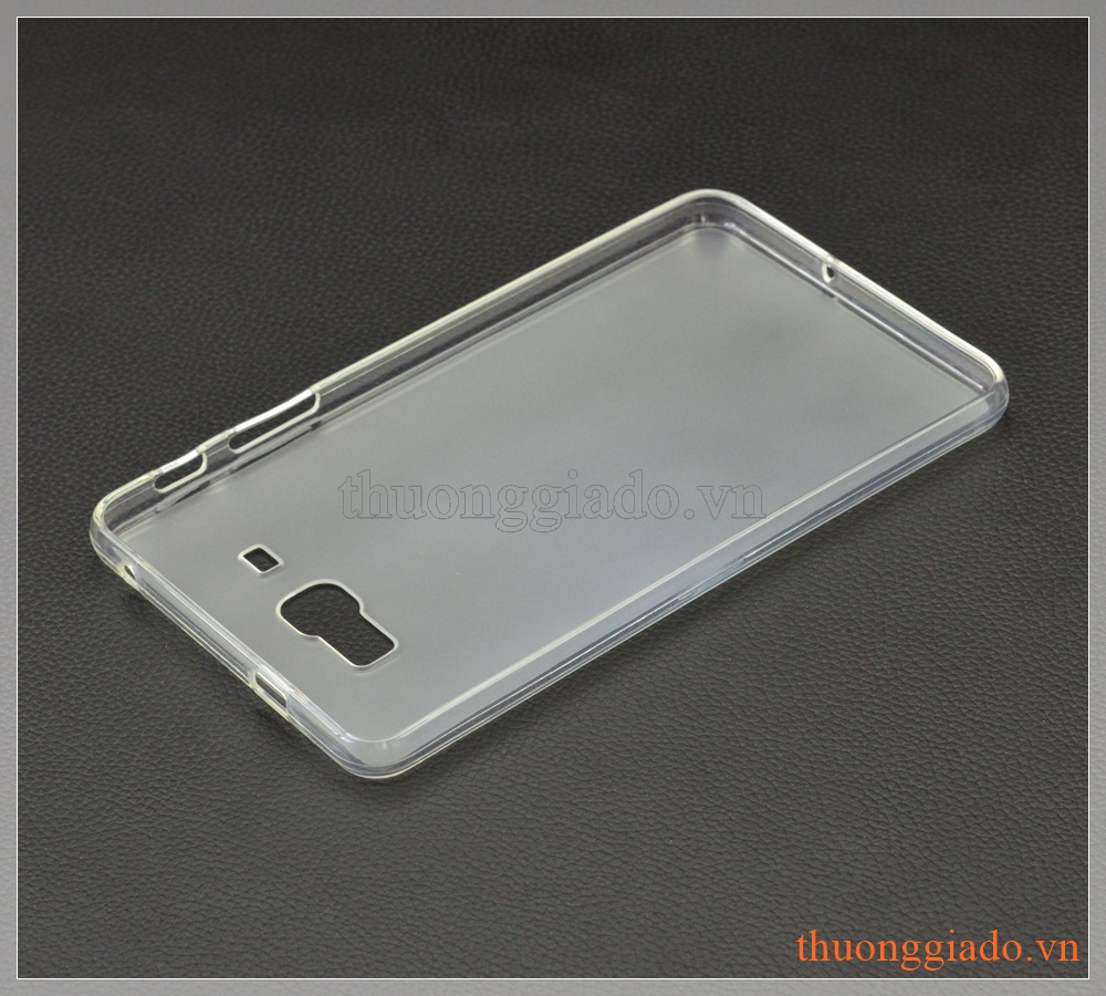 Ốp lưng silicone Samsung Galaxy Tab J, viền trong suốt lưng mờ đục
