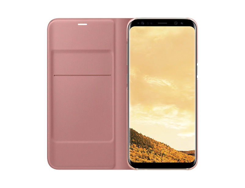 Bao da Samsung Galaxy S8+/ S8 Plus/ G955 Led View Cover chính hãng (màu hồng) Bao da Samsung Galaxy S8+/ S8 Plus/ G955 Led View Cover chính hãng (màu hồng)