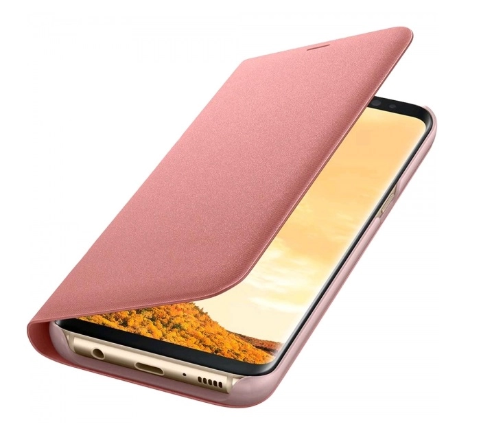 Bao da Samsung Galaxy S8+/ S8 Plus/ G955 Led View Cover chính hãng (màu hồng) Bao da Samsung Galaxy S8+/ S8 Plus/ G955 Led View Cover chính hãng (màu hồng)