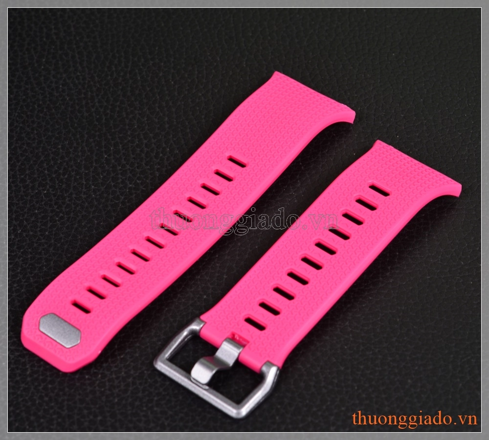 Dây đồng hồ Fitbit Ionic (cao su, màu hồng)