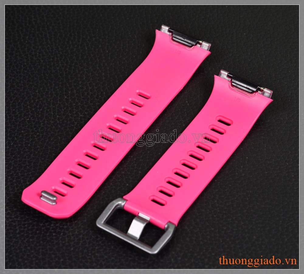 Dây đồng hồ Fitbit Ionic (cao su, màu hồng)