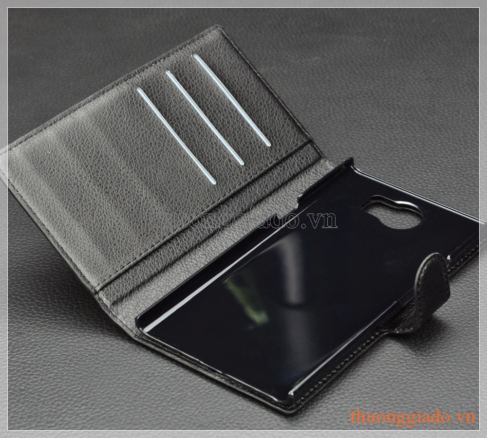 Bao da blackberry Priv flip cover màu đen Bao da blackberry Priv flip cover màu đen
