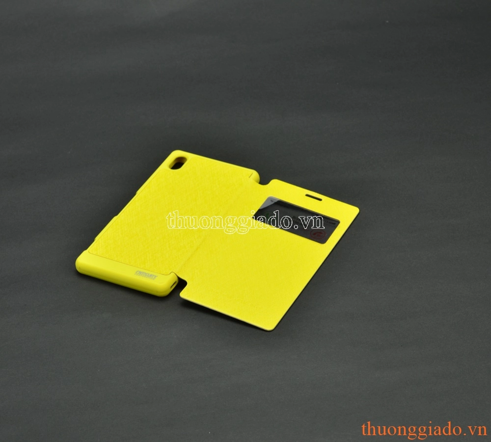 Bao da cầm tay Sony Xperia Z3, D6603, L55 (Có cửa sổ view, hiệu MERCURY)
