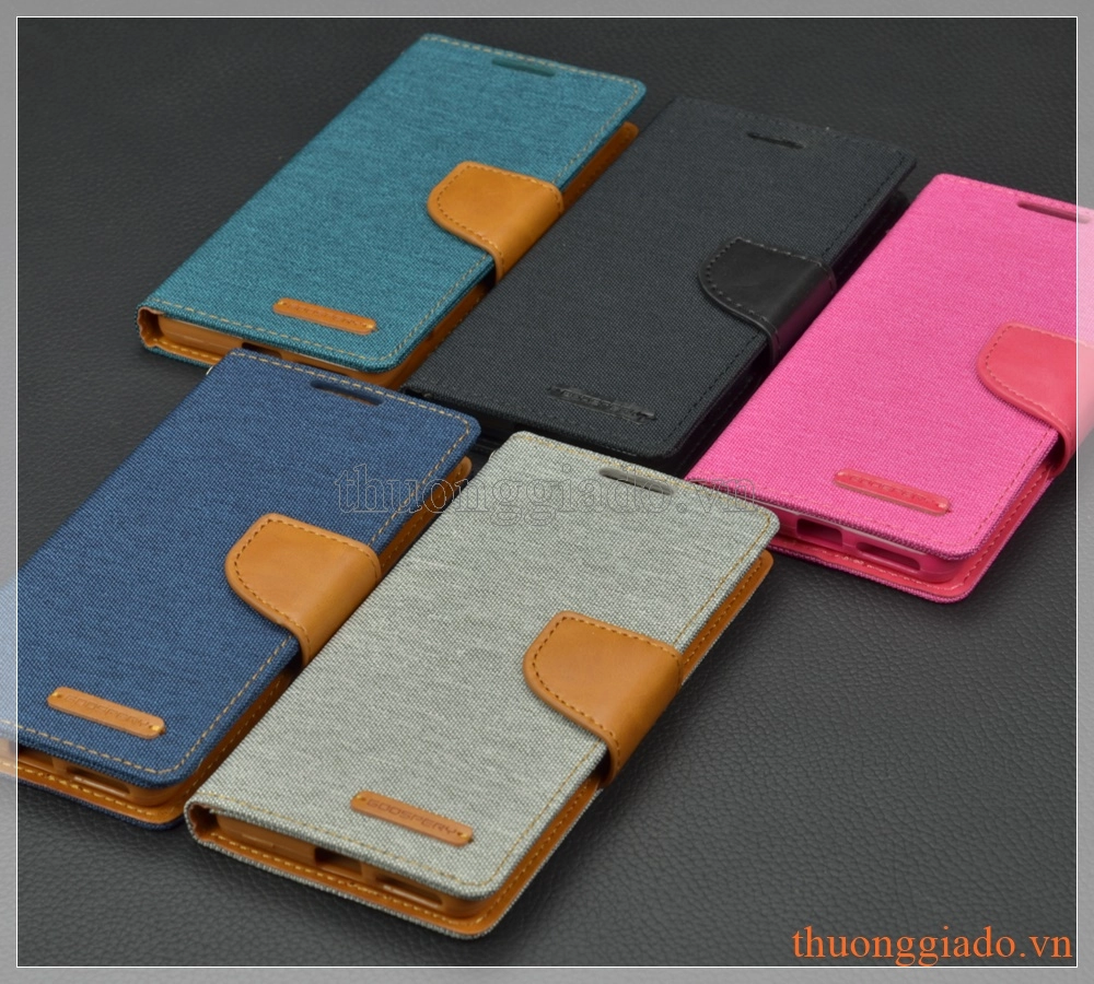 Bao da cầm tay nắp gập Sony Xperia XA (5.0") (CANVAS DIARY, MERCURY)