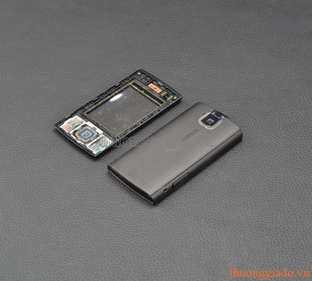 Vỏ Nokia X3-00 màu đen đỏ (hàng zin tháo máy)