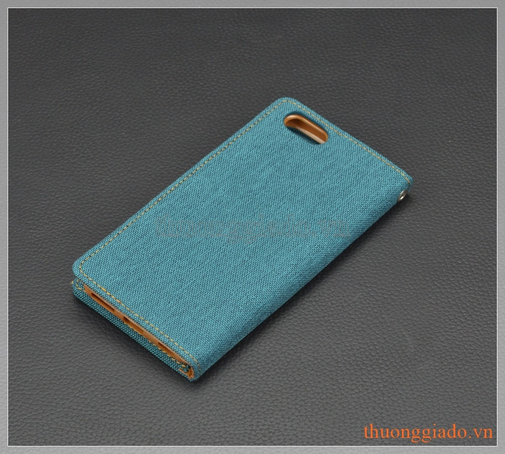 Bao da iPhone 6s/ iPhone 6, hiệu GOOSPERY, CANVAS DIARY flip leather case