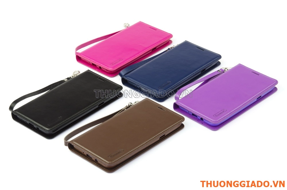 Bao Da Cầm Tay Samsung Galaxy  J7 (bản 2016),Hiệu HANMAN, CANVAS DIARY