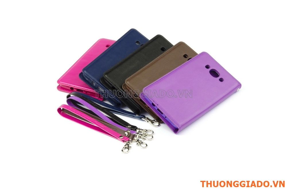 Bao Da Cầm Tay Samsung Galaxy  J7 (bản 2016),Hiệu HANMAN, CANVAS DIARY