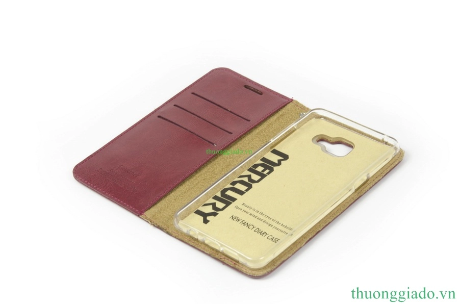 Bao Da Samsung A5 (2016),Samsung A510, Hiệu Mercury,NEW FANCY DIARY CASE