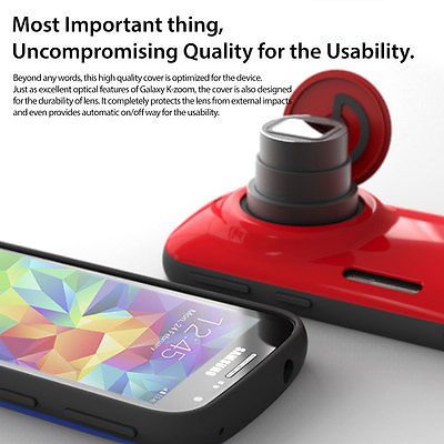 Samsung galaxy s5 zoom/ galaxy k zoom/ araree auto pop protective cover case