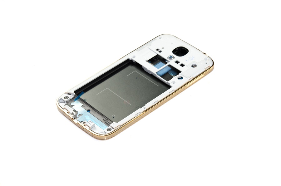 Thay Bracket+Viền Benzel Màu Vàng Đồng Samsung Galaxy S4 i9500 i9505