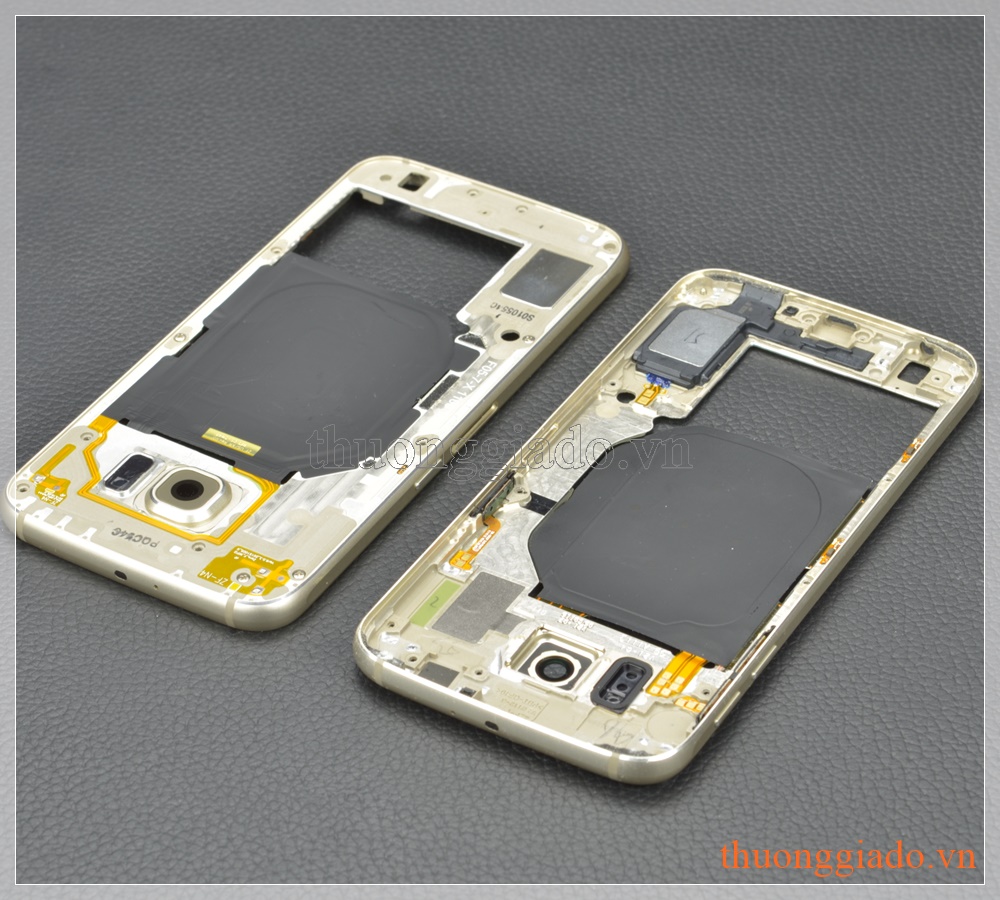 Thay vành viền Benzel Samsung S6/ G920f/ G920s/ G920v màu vàng chính hãng