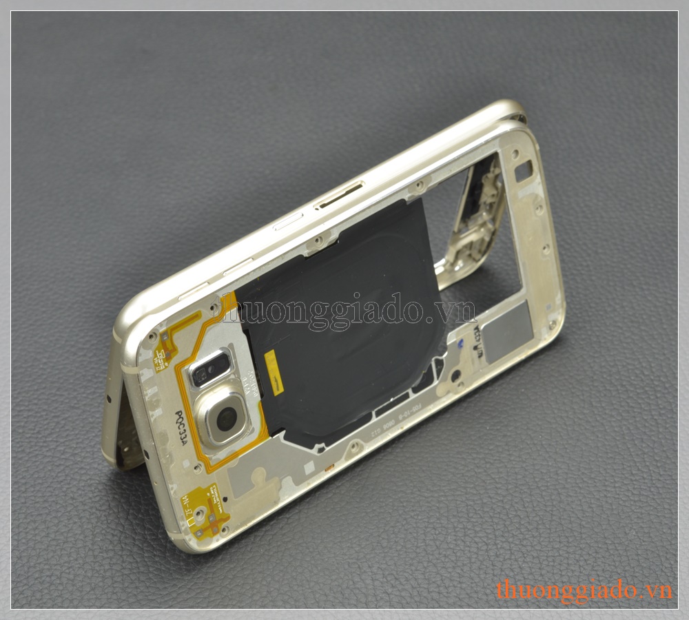 Thay vành viền Benzel Samsung S6/ G920f/ G920s/ G920v màu vàng chính hãng