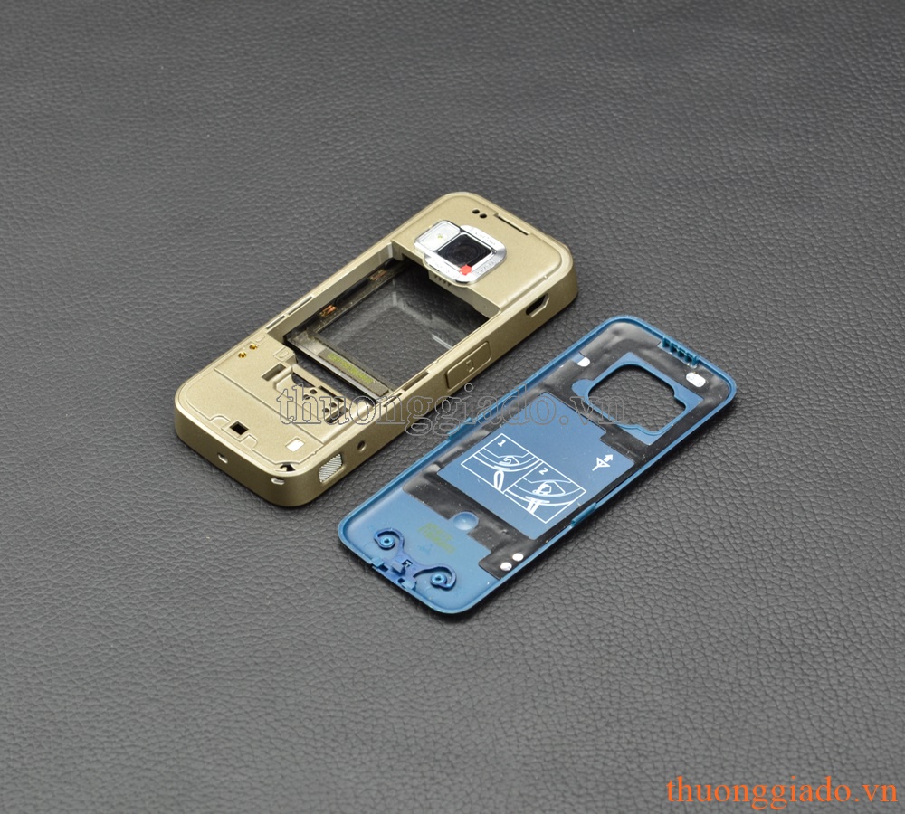 Thay vỏ Nokia N78 màu xanh (hàng zin tháo máy)