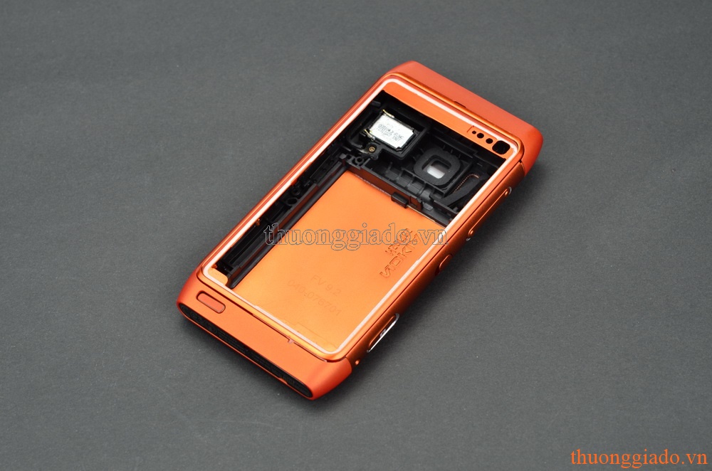 Thay vỏ nokia N8-00 Màu Cam (Hàng zin tháo máy)
