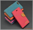 Bao da iPhone 6s/ iPhone 6, hiệu GOOSPERY, CANVAS DIARY flip leather case