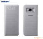 Bao da Samsung Galaxy S8+/ S8 Plus/ G955 Led View Cover chính hãng (màu bạc)