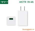 Củ sạc nhanh OPPO AK779 (5V-4A) chính hãng