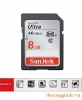 Thẻ nhớ Sandisk Ultra 8Gb SDHC Card tốc độ ghi lên tới 40Mb/s