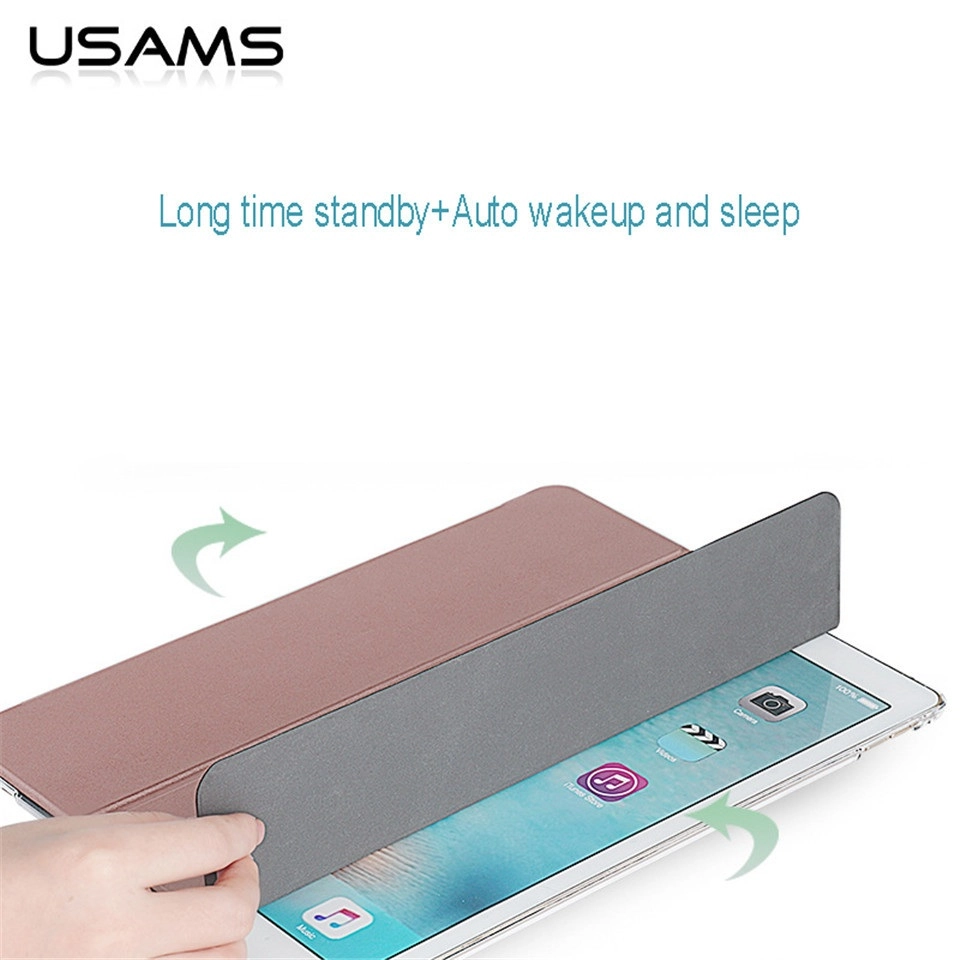 Bao Da iPad Pro 12.9" (Hiệu USAMS, UVIEW SERIES)