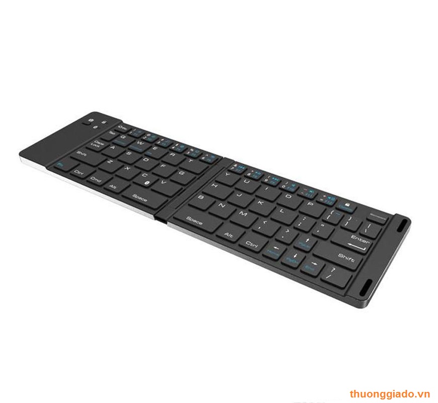 Bàn phím bluetooth đa năng (2 khúc) F66 Foldable Bluetooth Keyboard