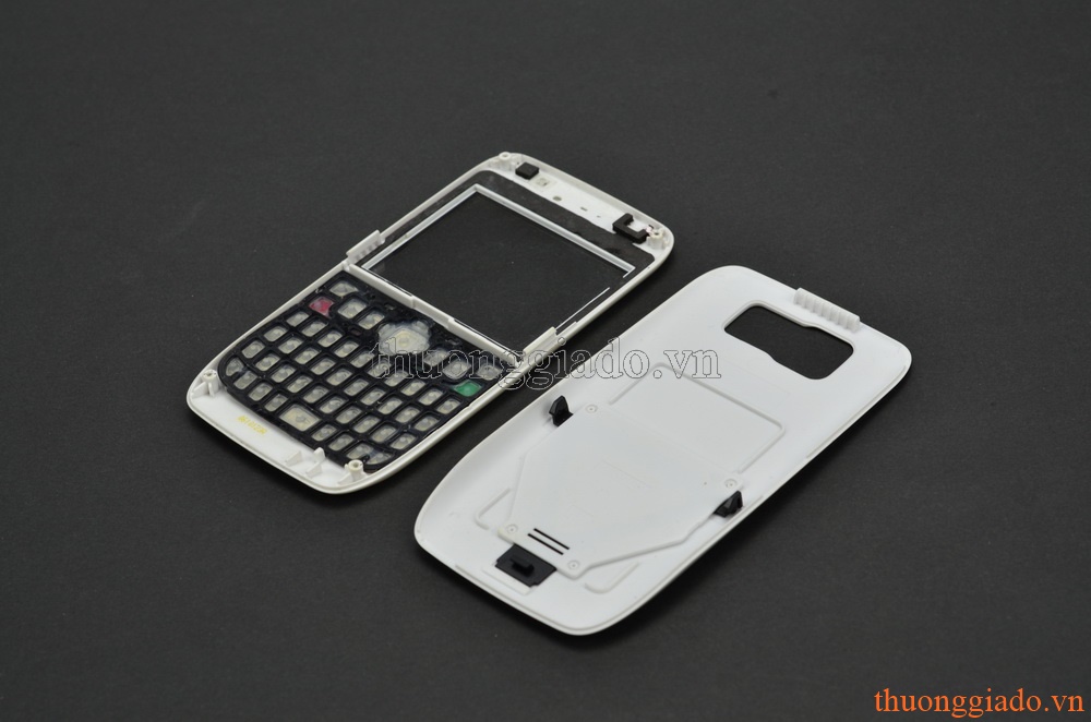 Vỏ Nokia E63 trắng sữa (mặt trước+mặt sau+phím)
